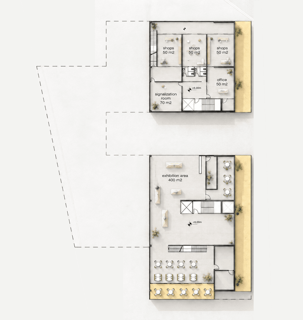 Bostancı Transportation Hub first floor plan