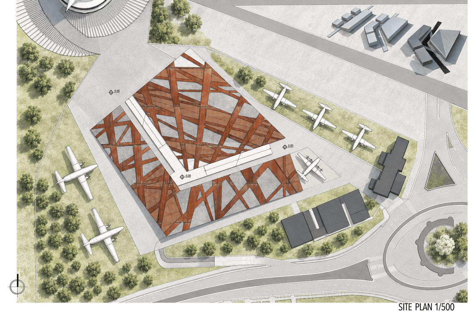 Yeşilköy Aviation Museum site plan