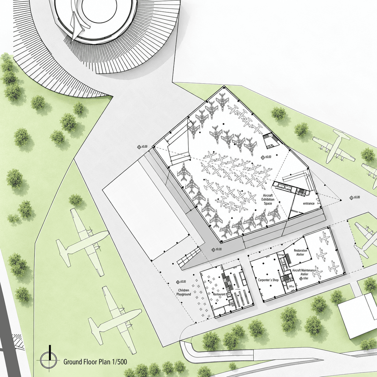 Yeşilköy Aviation Museum plan